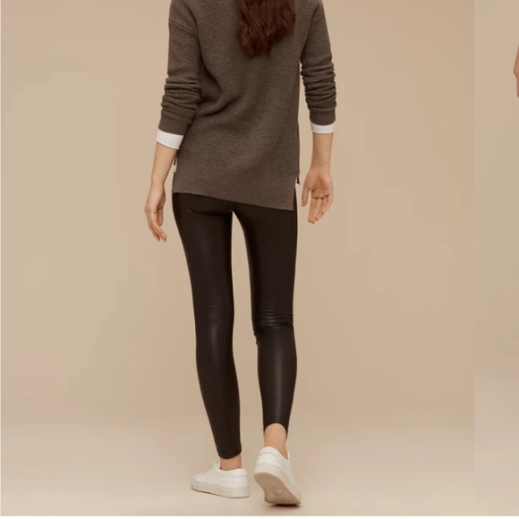 Aritzia Wilfred Free Daria Pant Vegan Leather Leggings - Picture 4 of 7